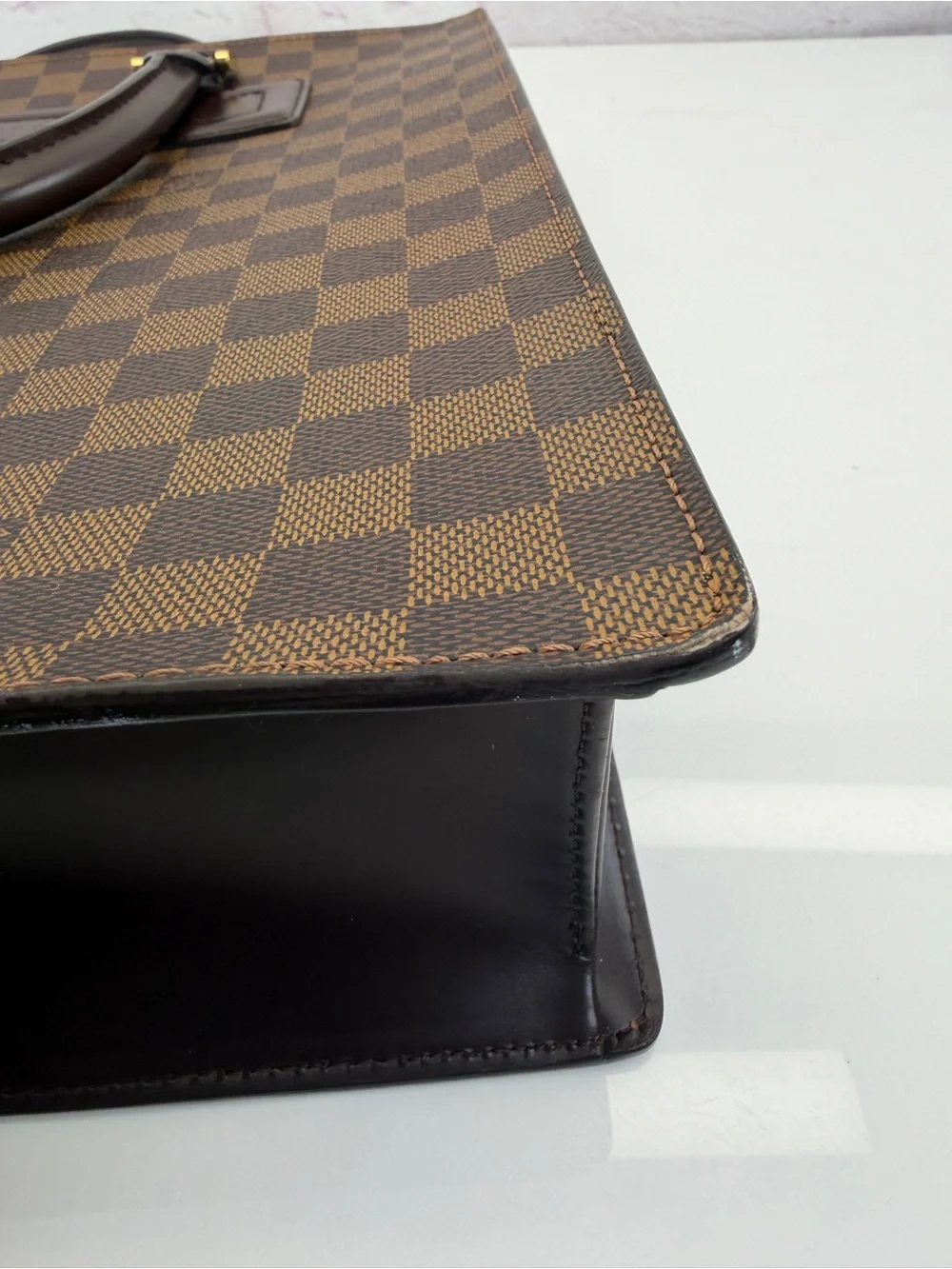 Louis Vuitton Damier Ebene Venice Sac Plat GM